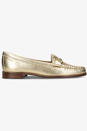 Carvela Comfort Click Horsebit-chain Leather Loafers