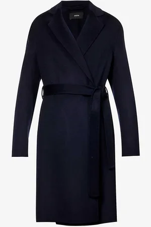 Joseph Cenda Wool and Cashmere-blend Belted Coat