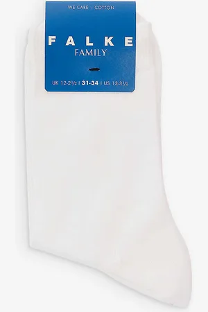 Falke Family so Logo-print Stretch-cotton Blend Ankle Socks 2-13 Years