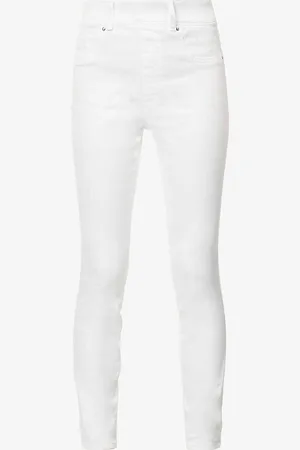Spanx Ankle Skinny High-rise Stretch-denim Jeans