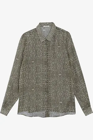 IKKS Abstract-print Woven Shirt