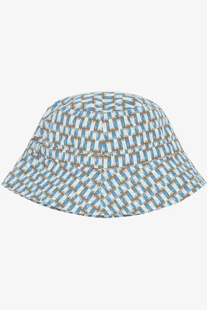 Caramel Cedrus Stripe Cotton Bucket Hat