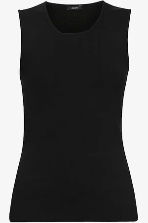 Joseph Scoop-neck Silk-blend Tank Top