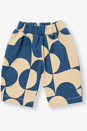 Organic Zoo Azulejos Abstract-pattern Organic Cotton-jersey Trousers 3 Months-3 Years