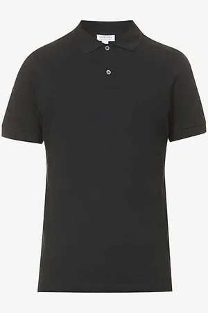 Sunspel Short-sleeved Cotton- Piqué Polo Shirt