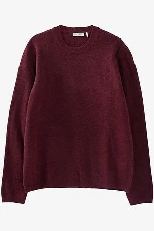 IKKS Round-neck Brushed-finish Knitted Jumper