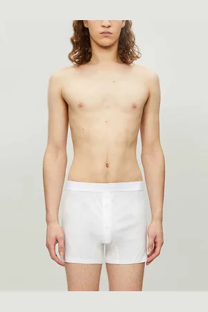 Sunspel Superfine Two–button Boxer Shorts