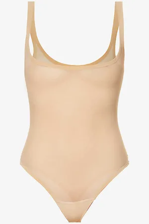 Wolford Scoop-neckline Stretch-mesh Body