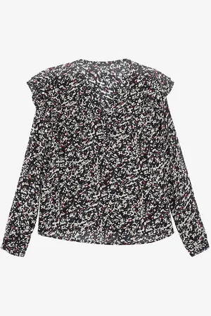 IKKS Abstract-print Woven Top