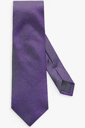Eton Geometric-weave Silk Tie