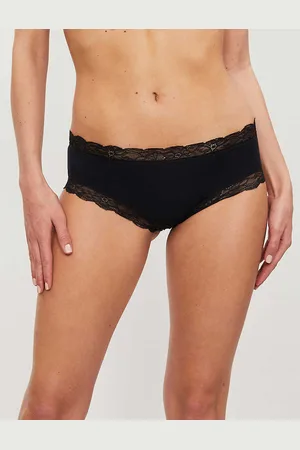 Hanro Low-rise Cotton-blend Briefs