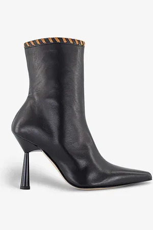 ALOHAS Leo Stiletto-heel Leather Ankle Boots