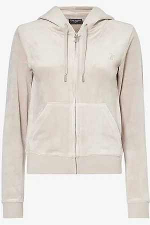 Juicy Couture Robertson Logo-embroidered Velour Hoody