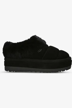 UGG Tazzlita Logo-embroidered Suede and Shearling Ankle Boots