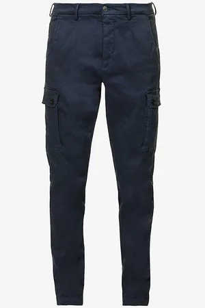 Replay Jaan Hypercargo Tapered-leg Stretch-cotton Blend Trousers