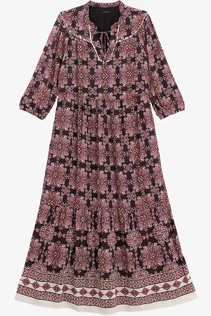 IKKS Boho-print Woven Maxi Dress