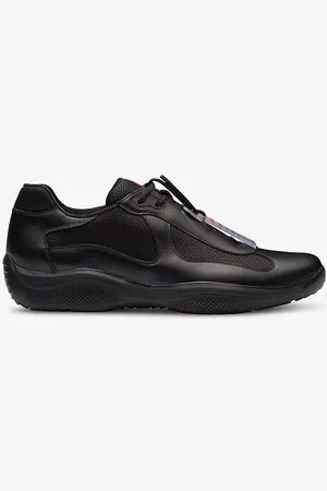 Prada America’s Cup Original Leather and Mesh Trainers