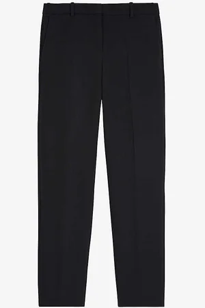 The Kooples High-rise Straight-leg Stretch-woven Trousers