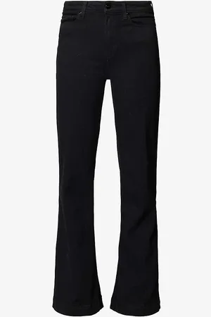Paige Leenah Ankle Straight-leg Mid-rise Stretch-denim Jeans