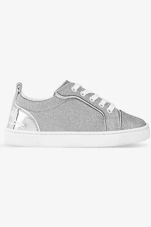 Christian Louboutin Funnyto Glitter-leather Low-top Trainers 4-9 Years