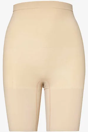 Spanx Everyday Shaping High-rise Stretch-woven Shorts