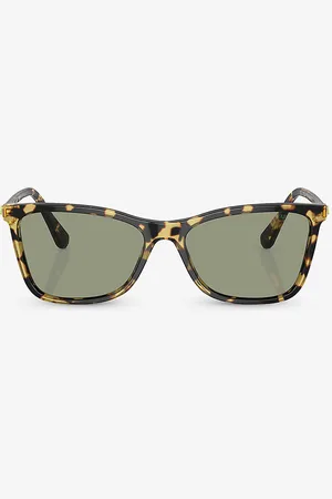Swarovski Sk6004 Rectangle-frame Tortoiseshell Acetate Sunglasses