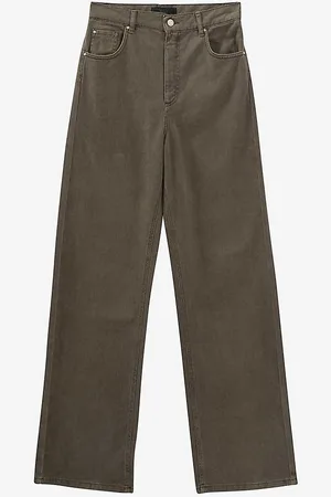 IKKS Distressed Wide-leg High-rise Jeans