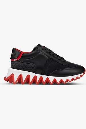 Christian Louboutin Mini Shark Sculptural-sole Leather Low-top Trainers 4-9 Years