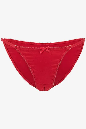 Agent Provocateur Ettie Ouvert Cut-out Heart-motif Stretch-silk Briefs