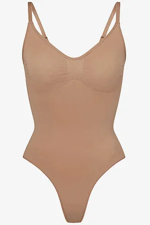 SKIMS Seamless Sculpt Fitted Stretch-woven Body