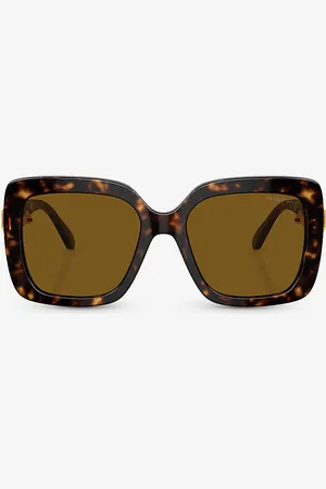 Swarovski Sk6001 Square-frame Tortoiseshell Acetate Sunglasses