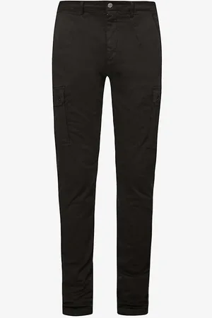 Replay Jaan Hyperflex Slim-fit Slim-leg Cotton-blend Cargo Trousers