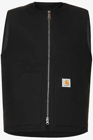 Carhartt Brand-patch Regular-fit Cotton-canvas Gilet