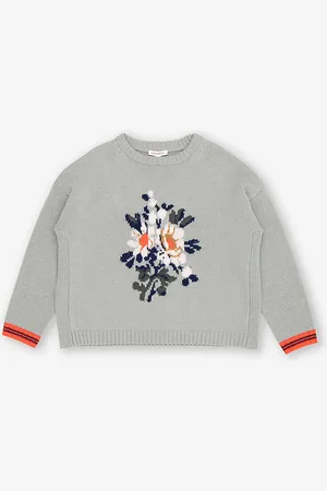 Caramel Dena Intarsia-knit Wool-blend Jumper 3-12 Years