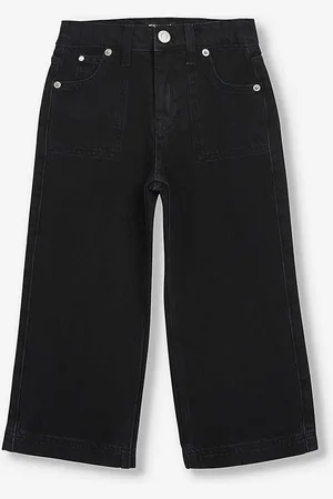Whistles Branded-hardware Wide-leg Denim Jeans