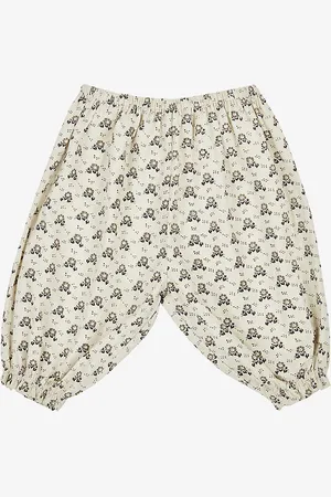 Caramel Arnica Polka Floral-print Cotton Trousers 3-24 Months