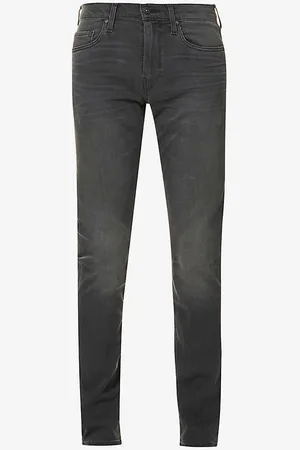 Paige Lennox Slim-fit Mid-rise Stretch-denim Jeans
