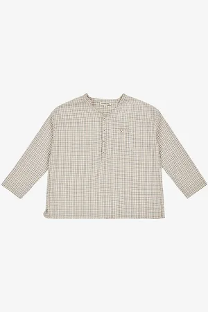 Caramel Adonis Check Cotton-voile Shirt 3-12 Years