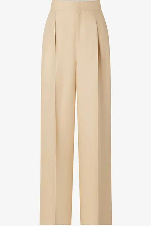 Soeur Pegase High-rise Wide-leg Cotton Trousers