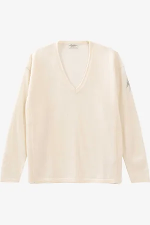 IKKS Relaxed-fit V-neck Cashmere Jumper