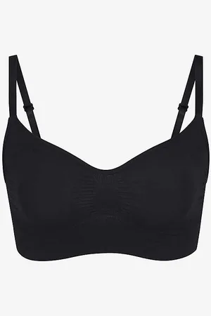 SKIMS Sculpting Scoop-neck Stretch-woven Bra