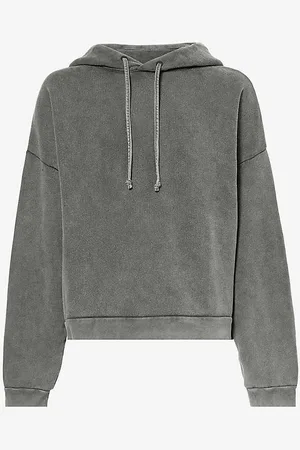 Acne Studios Fester Brand-appliqué Oversized-fit Cotton-jersey Hoody