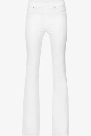 Spanx Skinny Flare High-rise Stretch-denim Jeans