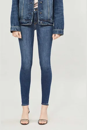 GOOD AMERICAN Good Legs Skinny High-rise Stretch Cotton-blend Jeans