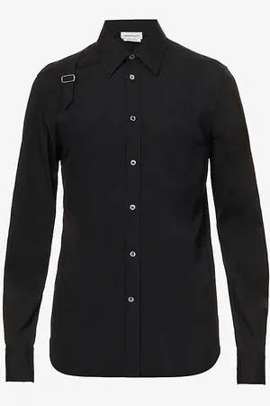 Alexander McQueen Harness Stretch-cotton Shirt