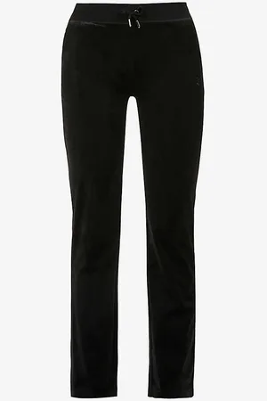Juicy Couture Logo-embellished Velour Jogging Bottoms
