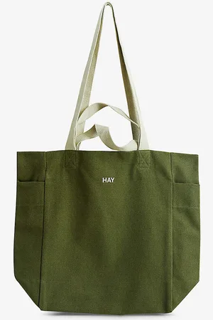 Hay Everyday Logo Text-print Organic-cotton Tote Bag