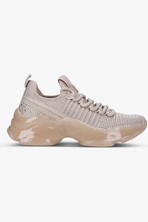 Steve Madden Maxima J Rhinestone-embellished Textile Trainers