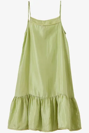 Caramel Grape Silk Slip Dress 3-12 Years