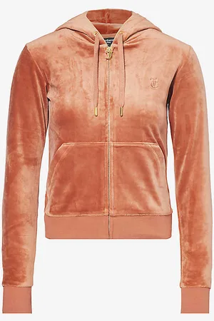 Juicy Couture Robertson Logo-embroidered Velour Hoody